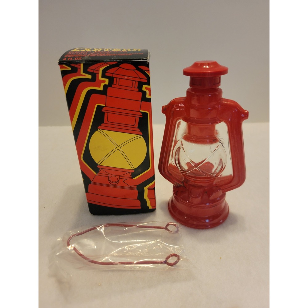 VTG Avon Country Lantern Empty Camping 1970s Collectible Glass Decanter w/ Box